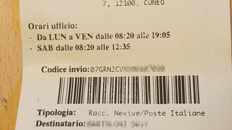 Guida al Codice di Invio Raccomandata 688