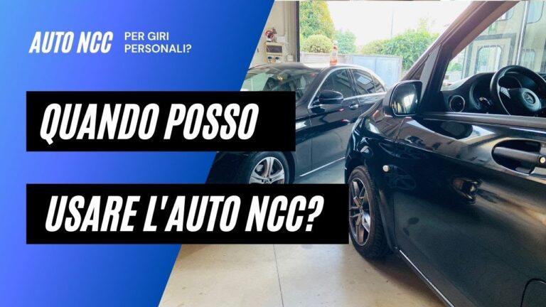 Veicolo NCC: Vantaggi per Uso Privato