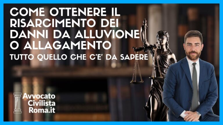 Guida alla Richiesta di Risarcimento Danni per Allagamento dell’Appartamento