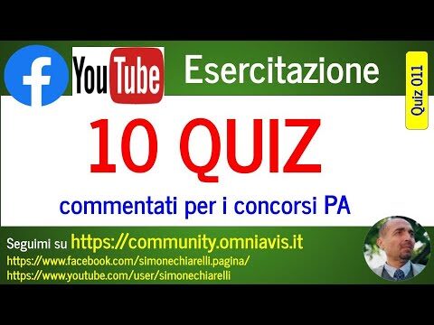 Quiz sull’Ordinamento degli Enti Locali