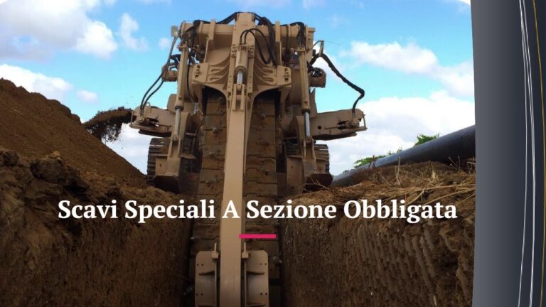 Scavo a Sezione Obbligata: Tecniche e Vantaggi