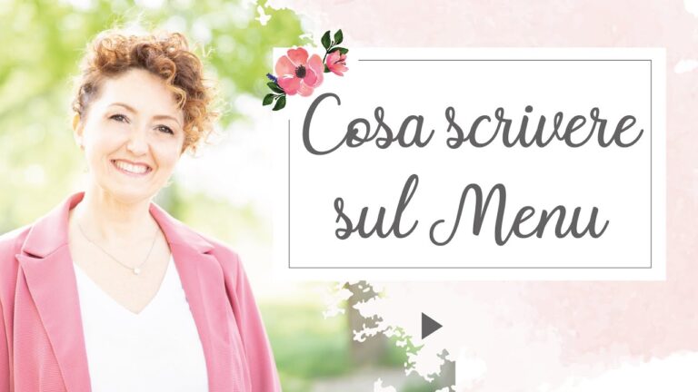 Modelli di Menu Creativi per Matrimoni
